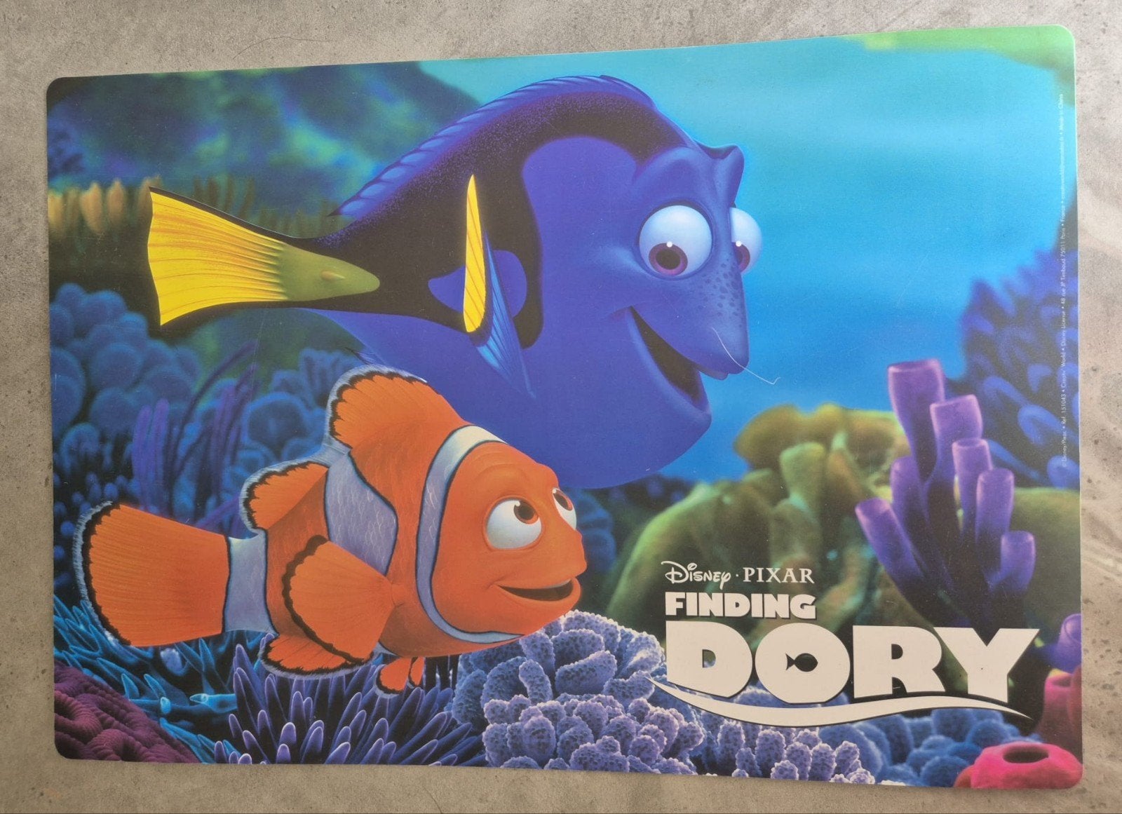 Finding Dory placemat, Ophalen, Nieuw, Jongen of Meisje