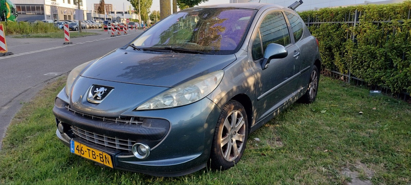 Zeer Volle Sportieve, Peugeot 207 1.6i 16V 3Drs 2006 Climate, Auto's, Stof, Zwart, 4 cilinders, 1188 kg