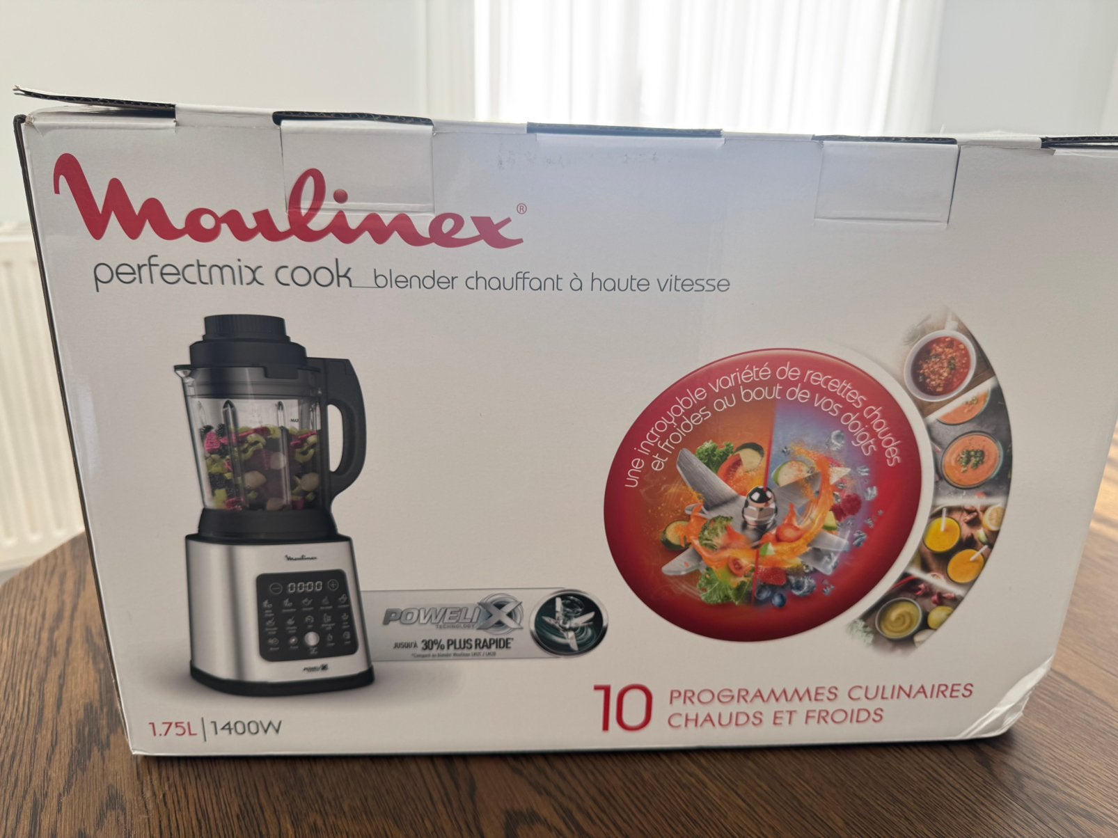 Moulinex Blender - Perfect Mix Cook - Prima staat /Spotprijs, Ophalen of Verzenden, Zo goed als nieuw, Blender