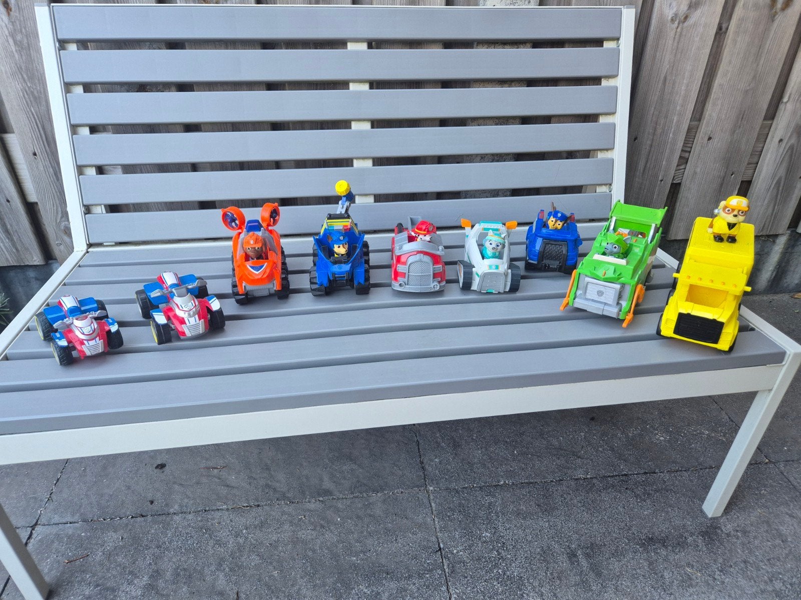 Paw Patrol voertuigen, Ophalen, Gebruikt