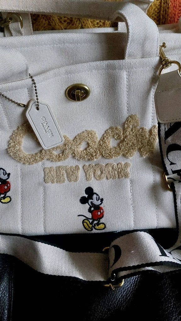 Dames cream canvas tot tas met strap, Sieraden, Tassen en Uiterlijk, Ophalen of Verzenden, Nieuw, Overige kleuren, Overige typen
