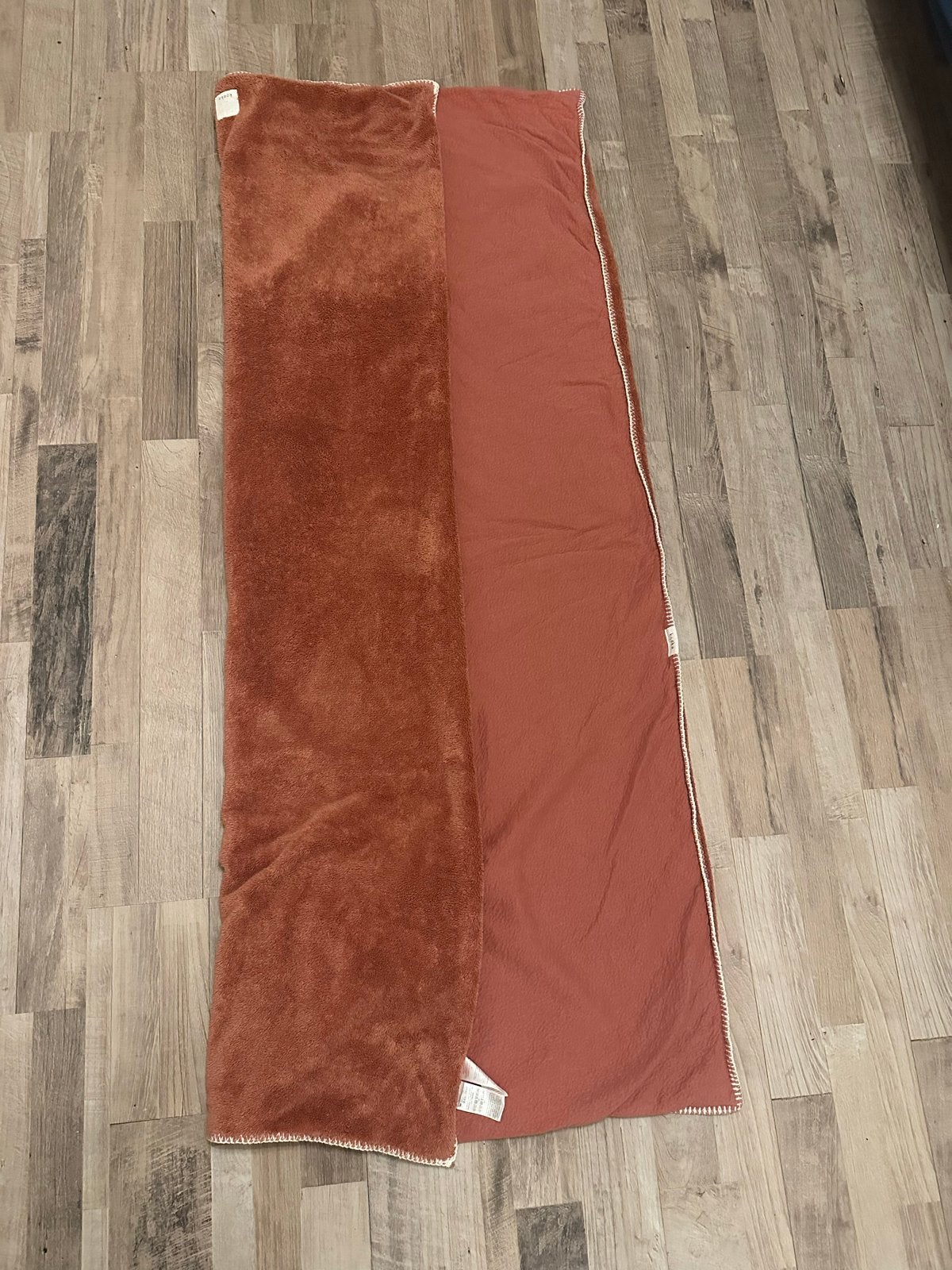 Koeka ledikant deken Teddy Oranje/Roestbruin, Ophalen, Zo goed als nieuw, 100 cm of meer, Deken