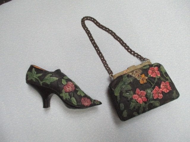 speelgoed Tasje en schoen met bloemmotieven, Ophalen of Verzenden