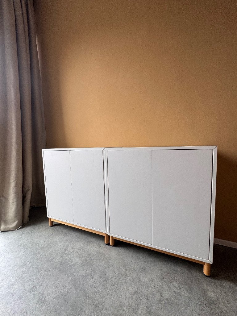 Eket witte IKEA kastjes, Ophalen, Zo goed als nieuw