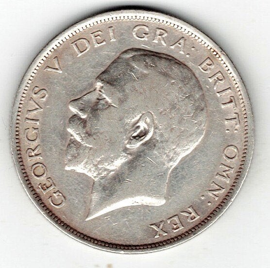 26-1753 Engeland halfcrown 1916, Ophalen of Verzenden, Overige landen, Losse munt, Zilver