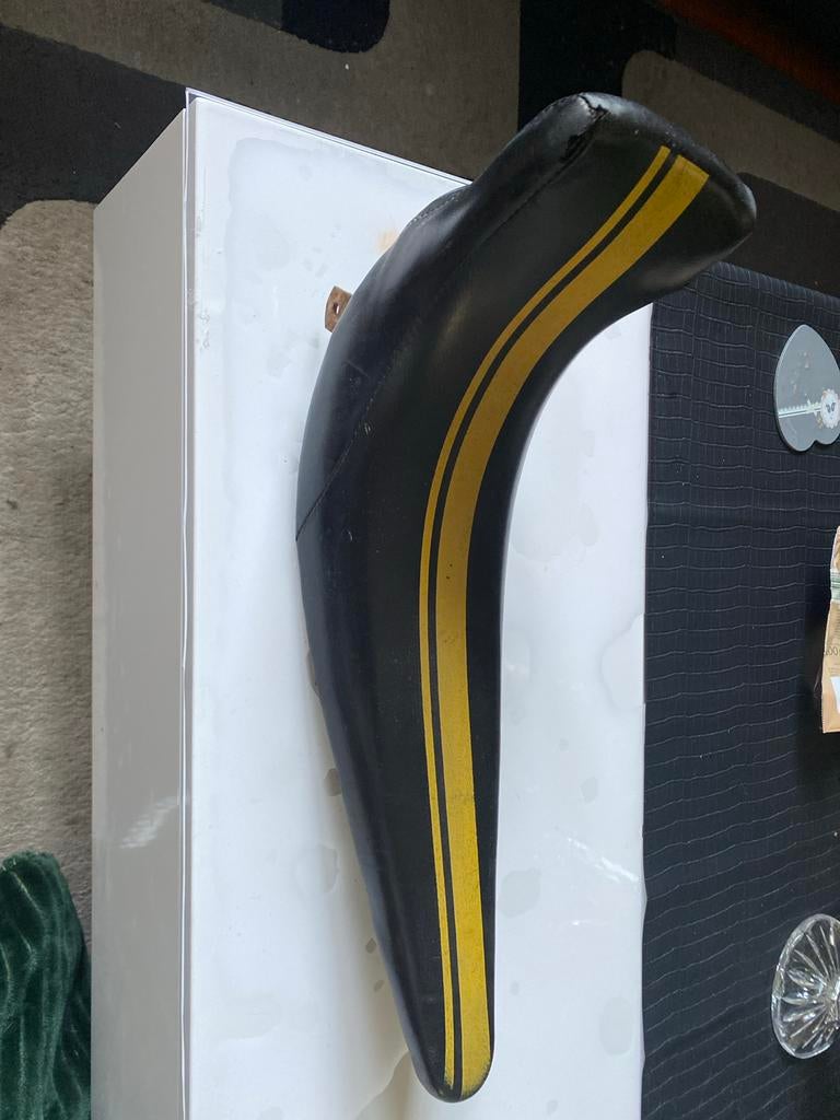 Vintage Chopperfiets accessoires jaren70 - Zwart/Geel, Fietsen en Brommers, Ophalen of Verzenden, Gebruikt