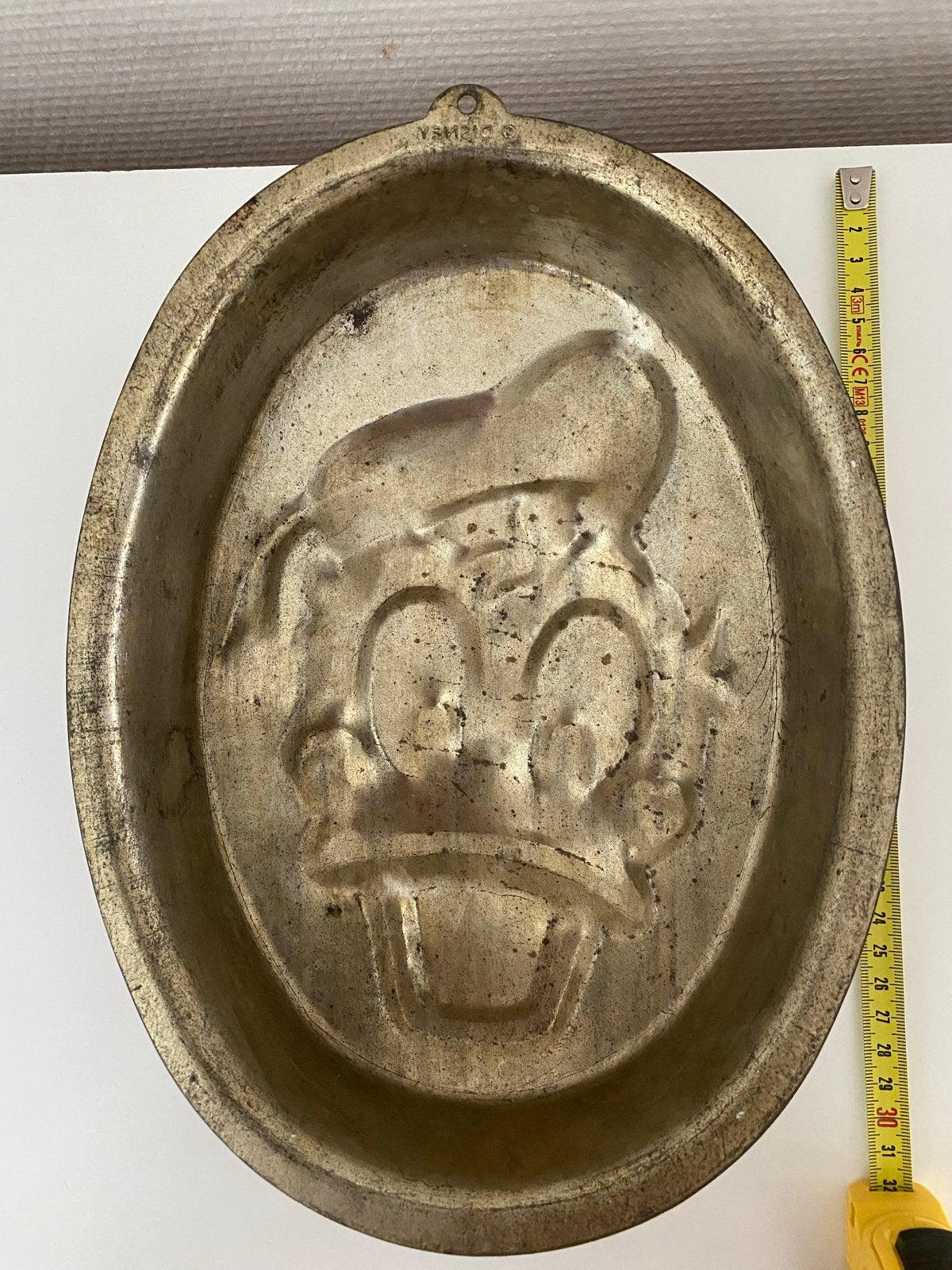 Vintage Donald Duck Cakeblik - Disney Bakvorm, Ophalen of Verzenden