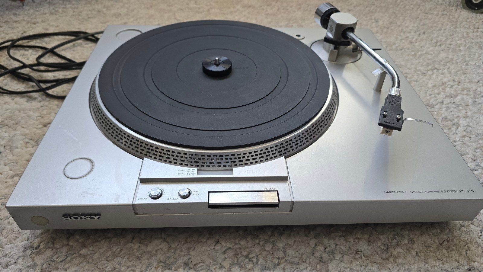Sony PS-11S Platenspeler - Direct Drive, Audio, Tv en Foto, Platenspelers, Ophalen, Gebruikt, Platenspeler, Sony