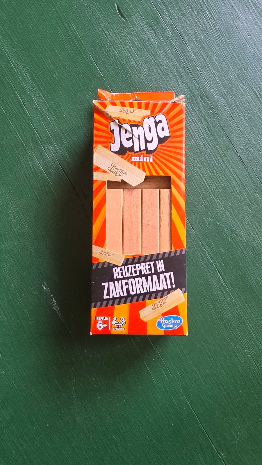Jenga Mini - Reisformaat, Een of twee spelers, Ophalen of Verzenden, Zo goed als nieuw, Hasbro Gaming