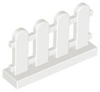 lego hekjes, schutting 1x4x2  wit (20), Ophalen of Verzenden, Nieuw, Accessoire, Lego