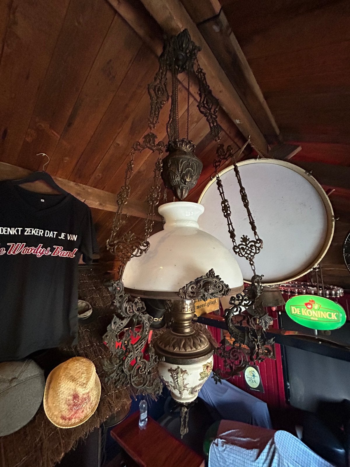 Olielamp, Antiek en Kunst, Antiek | Lampen, Ophalen
