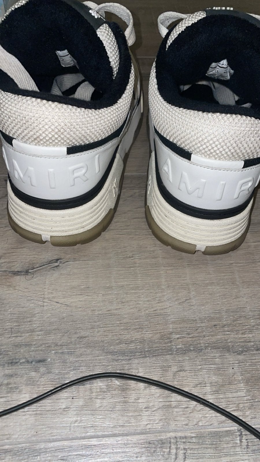 Amiri MA-1 Sneakers Wit Zwart, Kleding | Heren, Schoenen, Ophalen of Verzenden, Zo goed als nieuw, Wit, Sneakers of Gympen