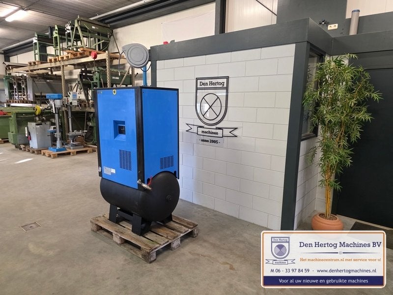 ABAC 5,5kW 10 bar schroefcompressor 270L tank, Ophalen, Geluidgedempt, Gebruikt, 800 liter/min of meer