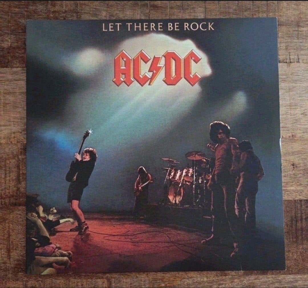 Lp acdc let there be rock, Ophalen of Verzenden, Zo goed als nieuw, 12 inch