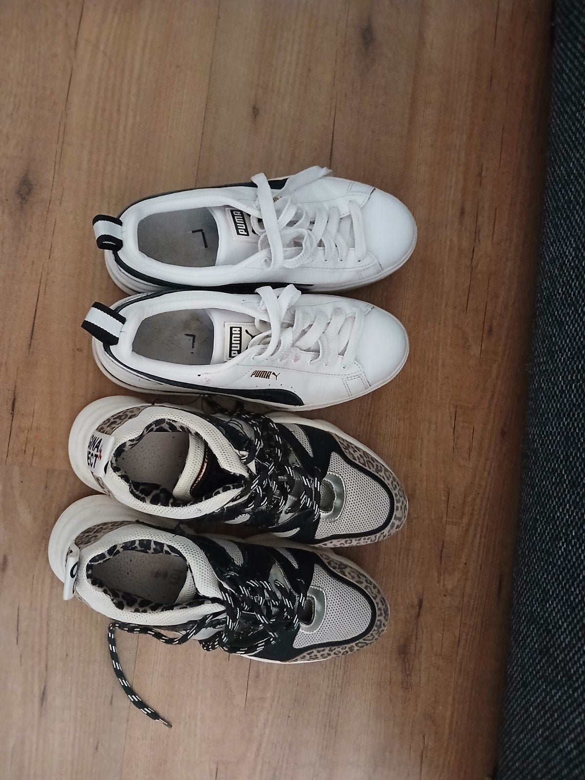 Dames- en herenschoenen in diverse maten, Ophalen, Puma, Wit, Sneakers of Gympen