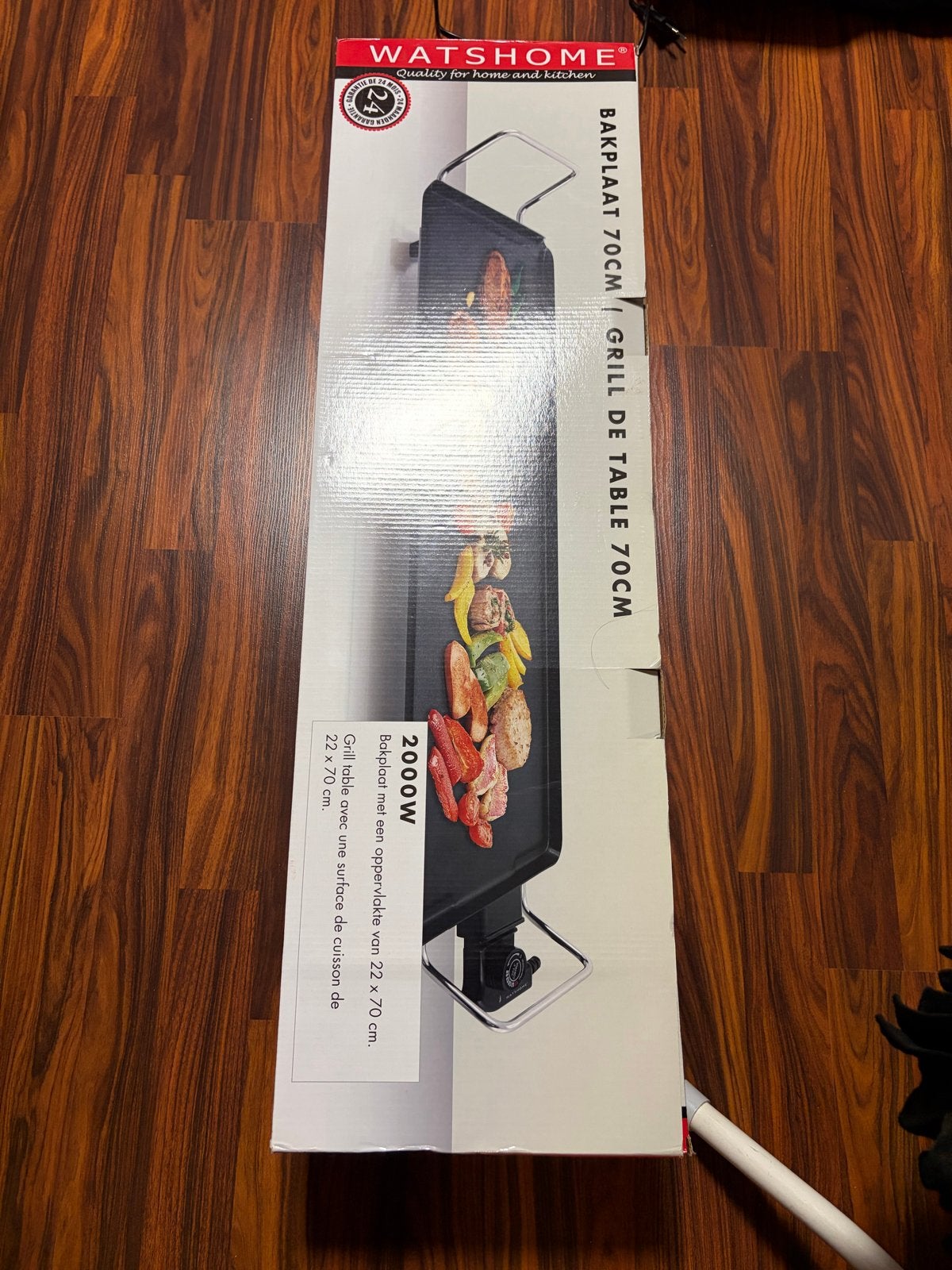 Nieuwe WatsHome Gourmet Bakplaat 70cm - Ongebruikt!, Witgoed en Apparatuur, Gourmetstellen, Ophalen, Nieuw, 4 t/m 7 personen