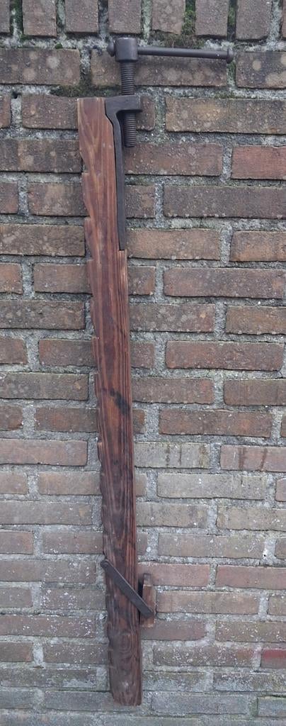 Lijmtang/sergeant.  Oud. 124 cm., Antiek en Kunst, Ophalen
