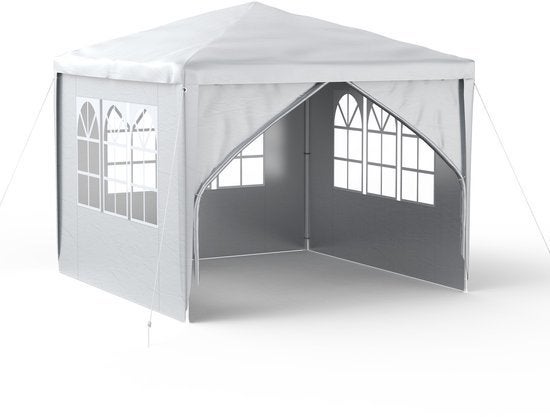 Partytent 3x3 grijs, Opvouwbaar, Partytent, Minder dan 4 meter, Zo goed als nieuw