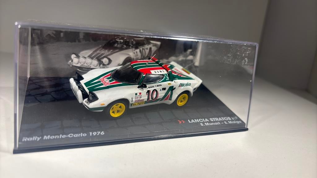 Lancia stratos rally monte carlo altaya 1.43, Hobby en Vrije tijd, Modelauto's | 1:43, Ophalen of Verzenden, A, A, A