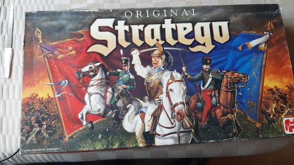 bordspel van Jumbo Stratego original mist 1 pion, Een of twee spelers, Ophalen of Verzenden, Zo goed als nieuw