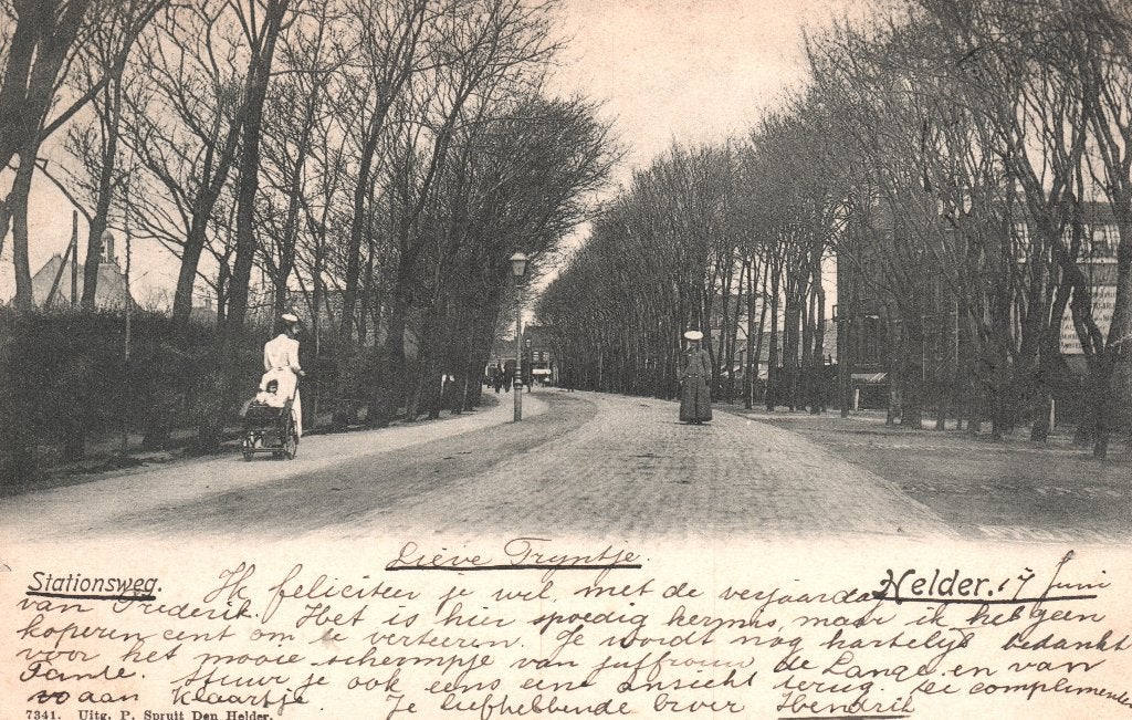 Stationsweg, Den Helder (1903) 128693, Verzenden, Voor 1920, Gelopen, Noord-Holland