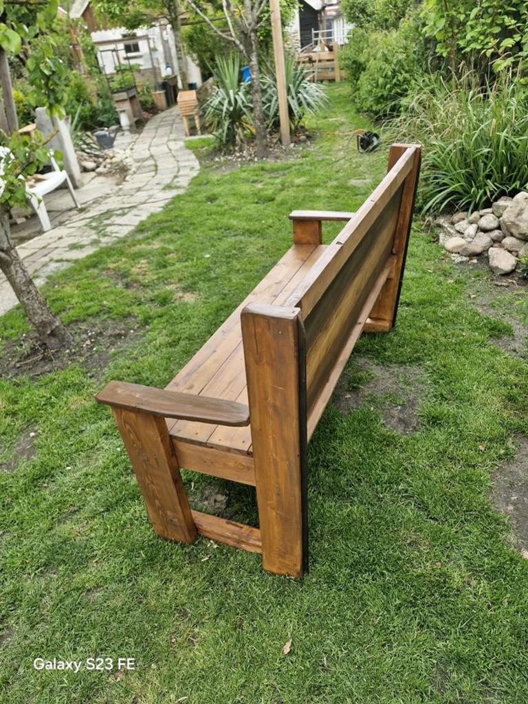 Zware robuuste Tuinbank, Tuin en Terras, Tuinbanken, Ophalen, Nieuw, Hout