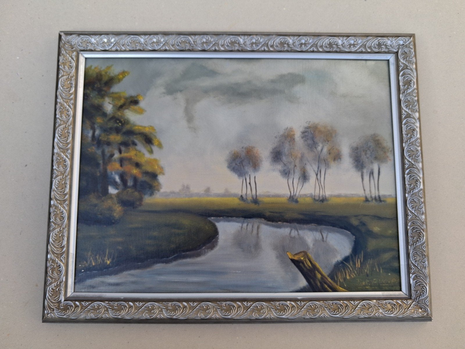Schilderij # Beek in de zomer, Ophalen of Verzenden