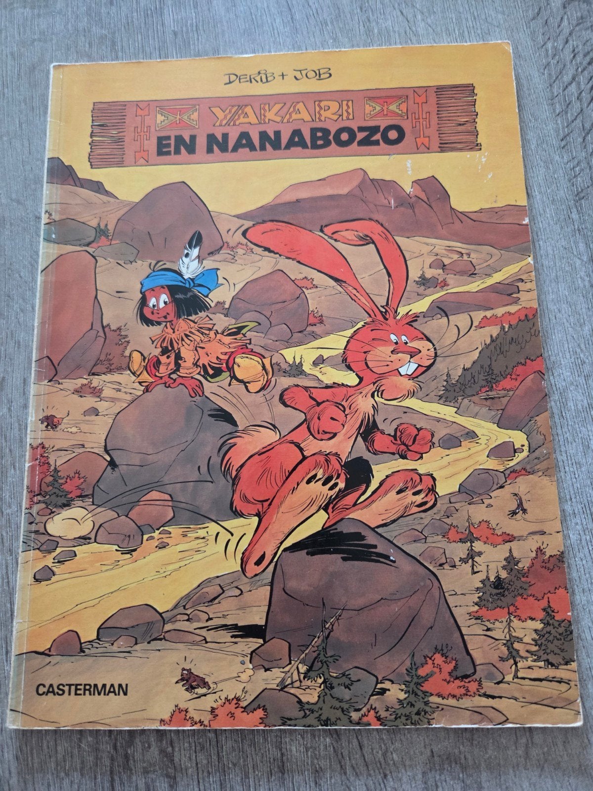 Yakari en Nanabozo - Stripboek Casterman, Boeken, Eén stripboek, Ophalen of Verzenden, Gelezen, Derib + Job