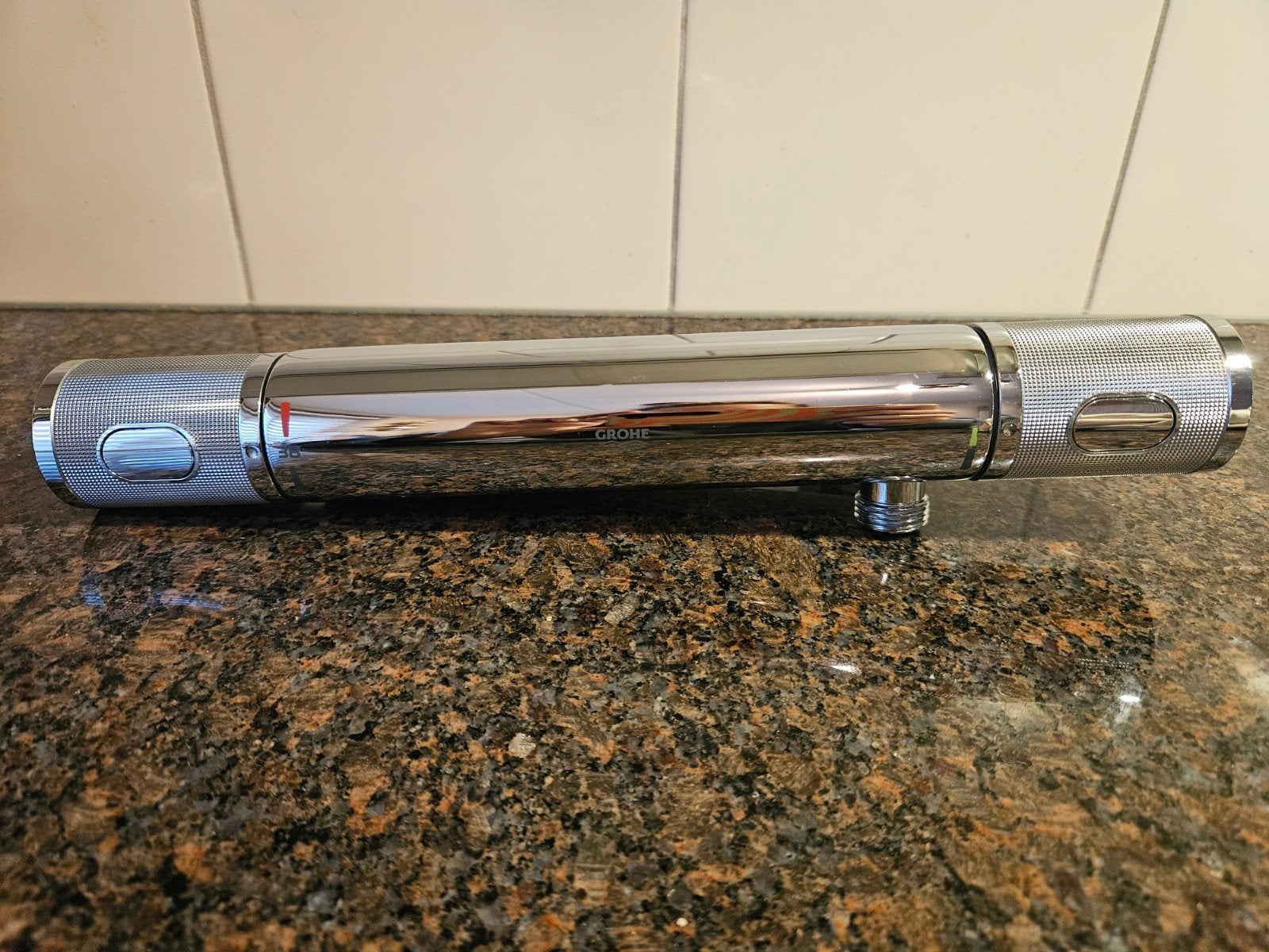 Grohe Precision Feel douche thermostaatkraan 15cm chroom, Ophalen, Zo goed als nieuw, Chroom, Kraan