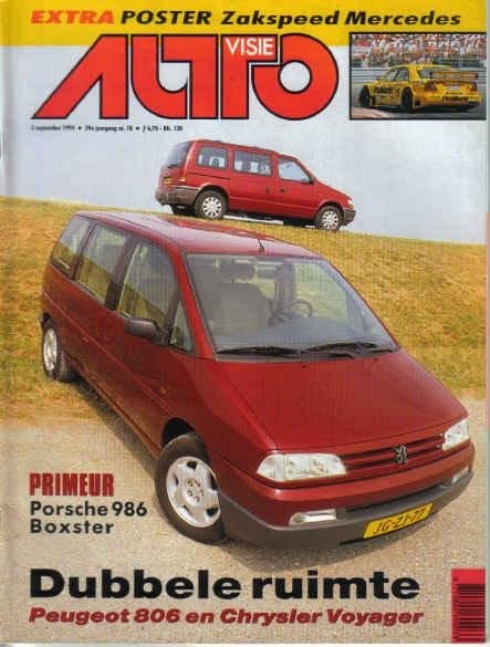 Autovisie 18 1994 : Citroen DS - Porsche Boxster - MGA MGB, Ophalen of Verzenden, Gelezen, Algemeen
