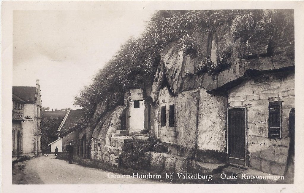Geulem houthem oude rotswoningen ansichtkaart ( a1137 ), Ophalen of Verzenden, 1980 tot heden, Gelopen, Noord-Brabant