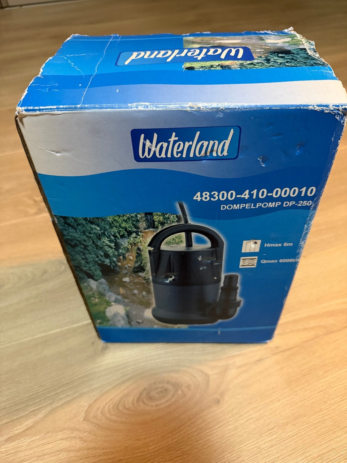 Waterland Dompelpomp DP-250 - nieuw in doos, Ophalen of Verzenden, Nieuw, Elektrisch, Dompelpomp