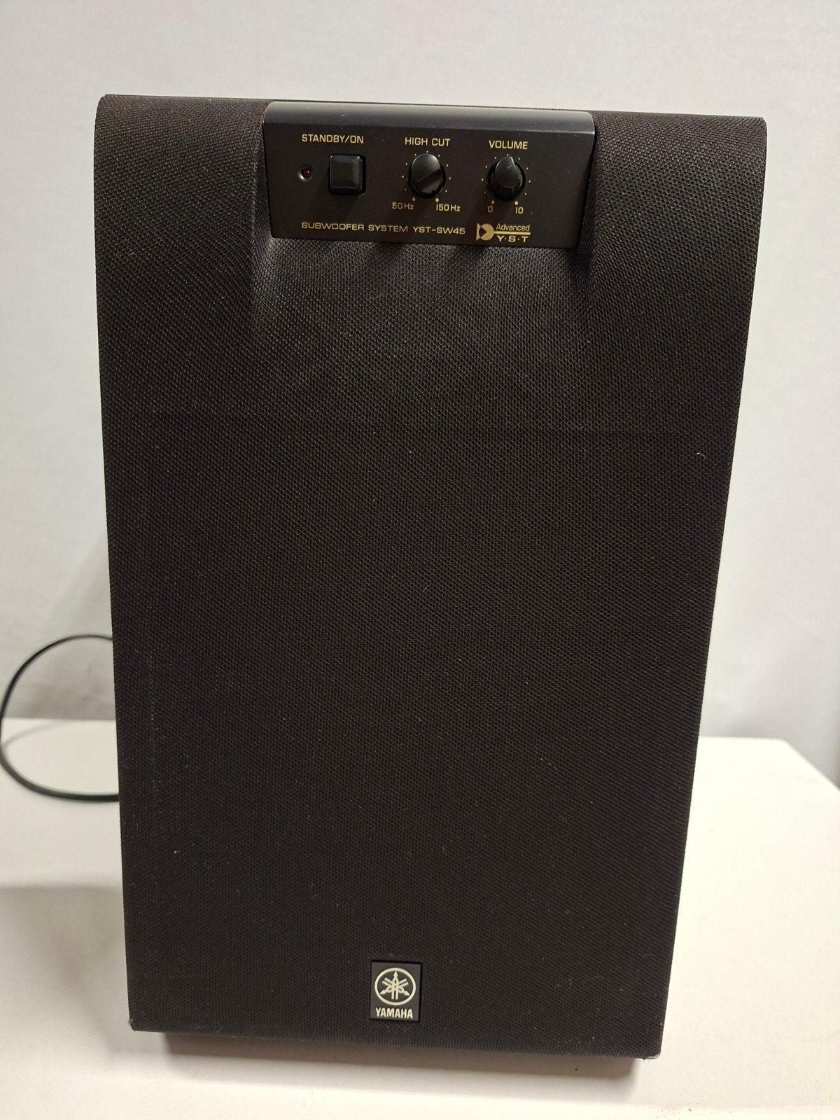 Yamaha YST-SW45 Subwoofer - Krachtige Bass voor Thuis, Subwoofer, Yamaha, Minder dan 60 watt, Gebruikt