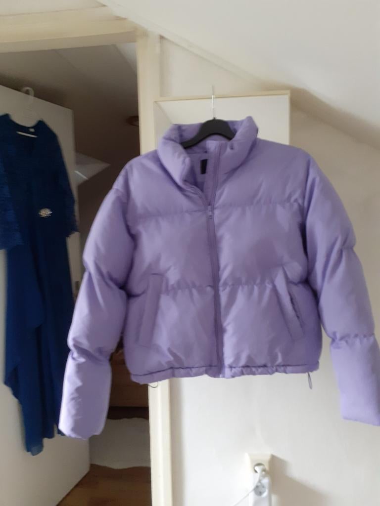 Lila gewatteerde jas maat S     5.00euro, Paars, Ophalen of Verzenden, Amy & Ivy, Maat 36 (S)