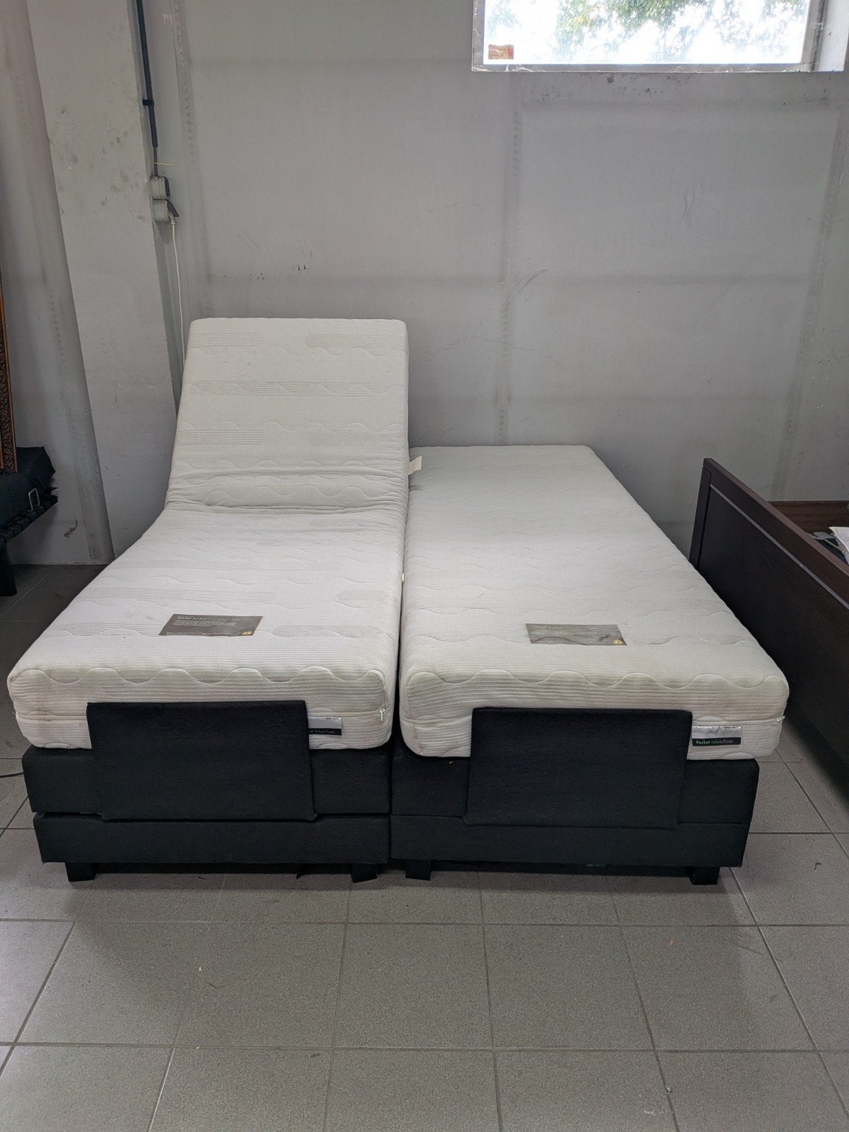Beter Bed Elektrische Boxspring 160x200 – Silver Pocket D, Zwart, Onbekend, Tweepersoons, Ophalen of Verzenden