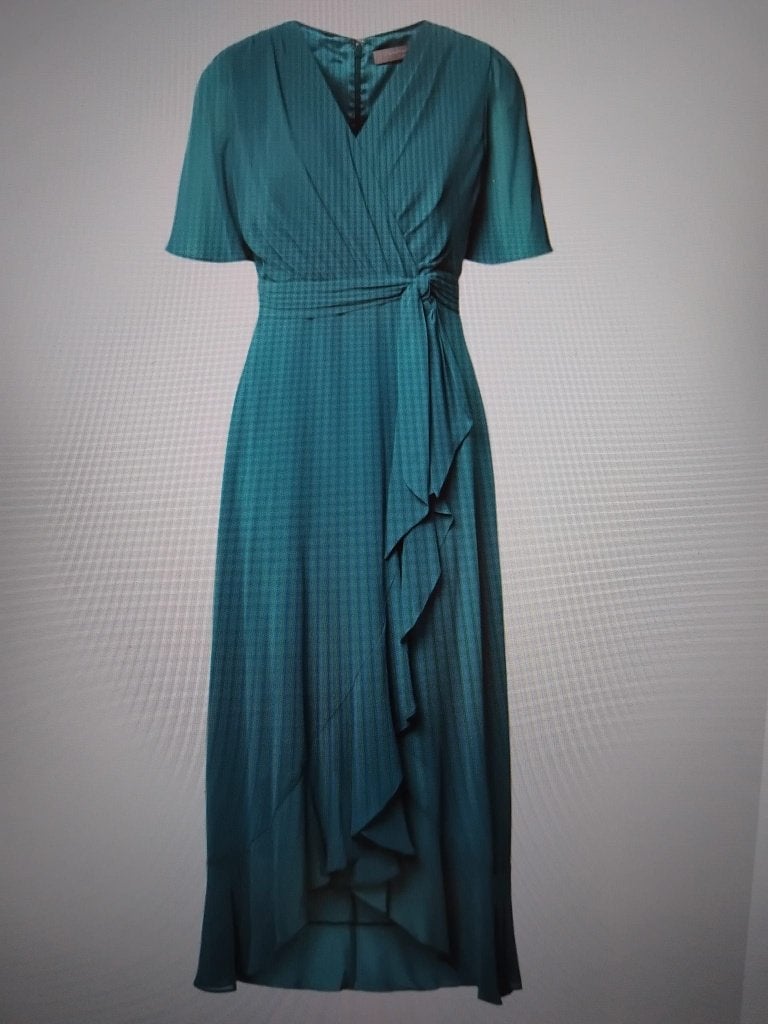 jurk/ cocktailjurk/ feestjurk, Kleding | Dames, Jurken, Maat 42/44 (L), Ophalen of Verzenden, Zo goed als nieuw, Onder de knie