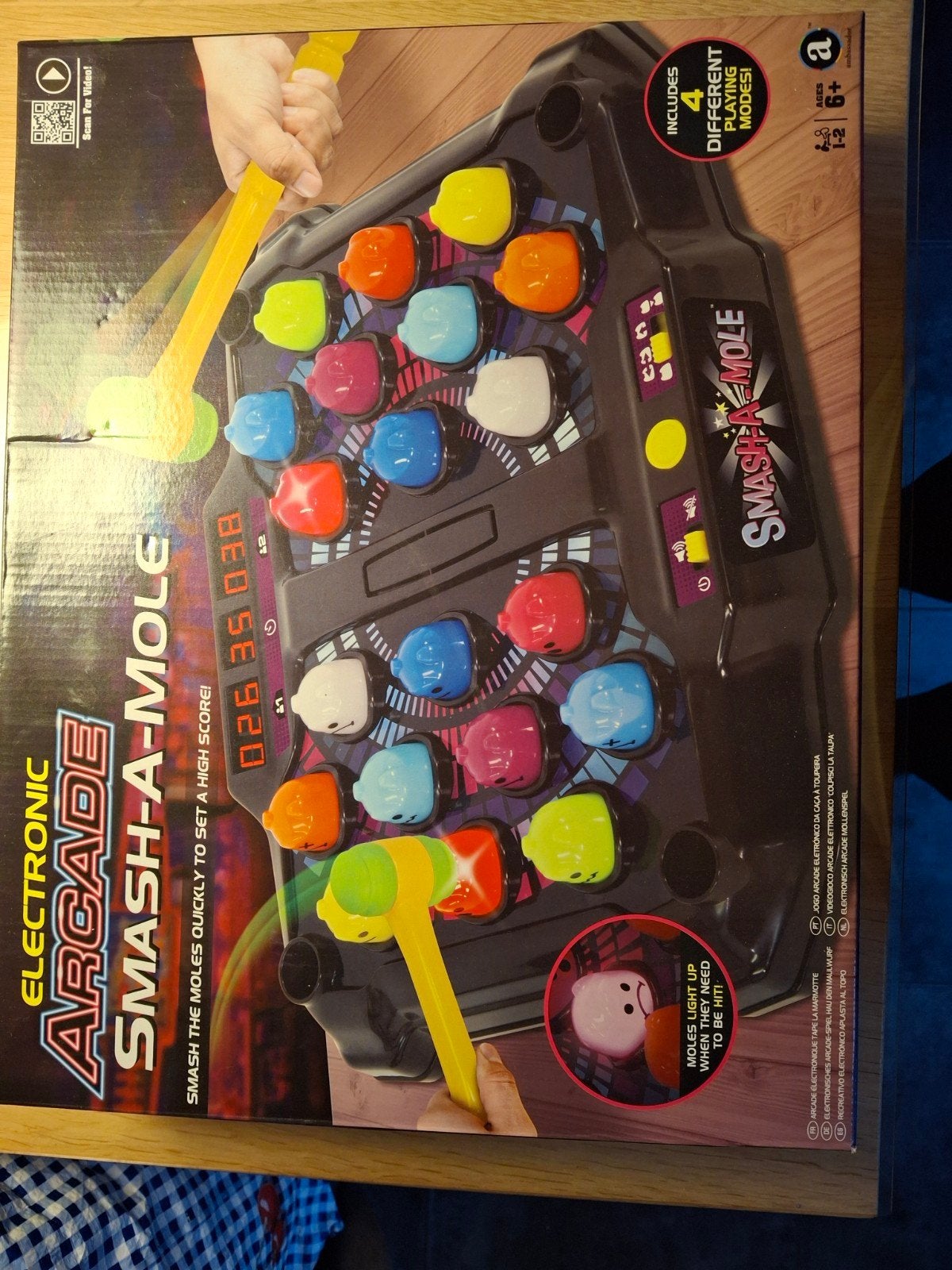 Electronic Arcade Smash-A-Mole Spel, Ophalen of Verzenden, Zo goed als nieuw, Jongen of Meisje