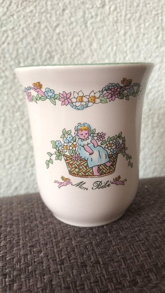 Vintage drinkbeker Douwe Egberts, Ophalen of Verzenden