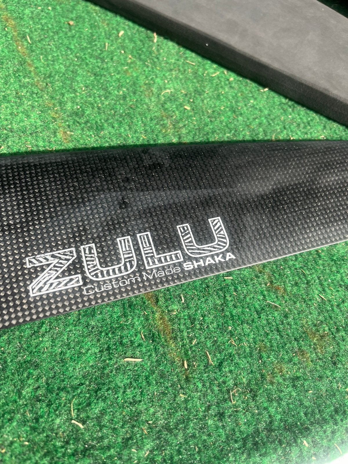 Zulu custom made Shaka 38cm deeptuttle full carbon, Watersport en Boten, Windsurfen, Ophalen of Verzenden, Zo goed als nieuw, Vin