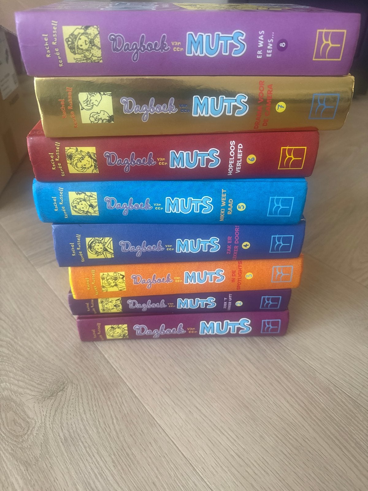 Dagboek van een Muts boeken 1 t/m 8, Boeken, Ophalen of Verzenden, Zo goed als nieuw, Fictie