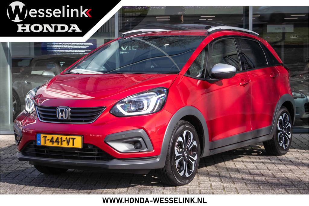 Honda Jazz 1.5 e:HEV Crosstar | Trekhaak afn. | Navi | Apple, 12 maanden, Stof, 4 cilinders, Bedrijf