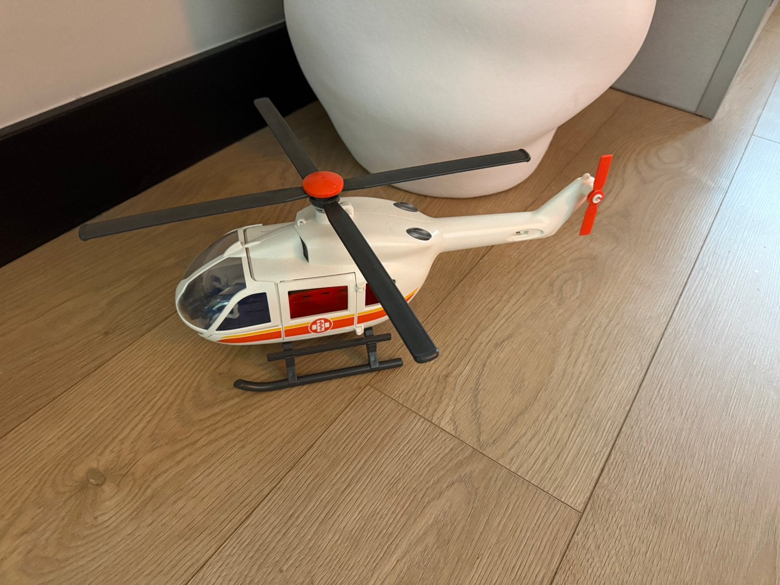 Helikopter playmobil, Gebruikt, Losse onderdelen, Voertuig, Ophalen of Verzenden