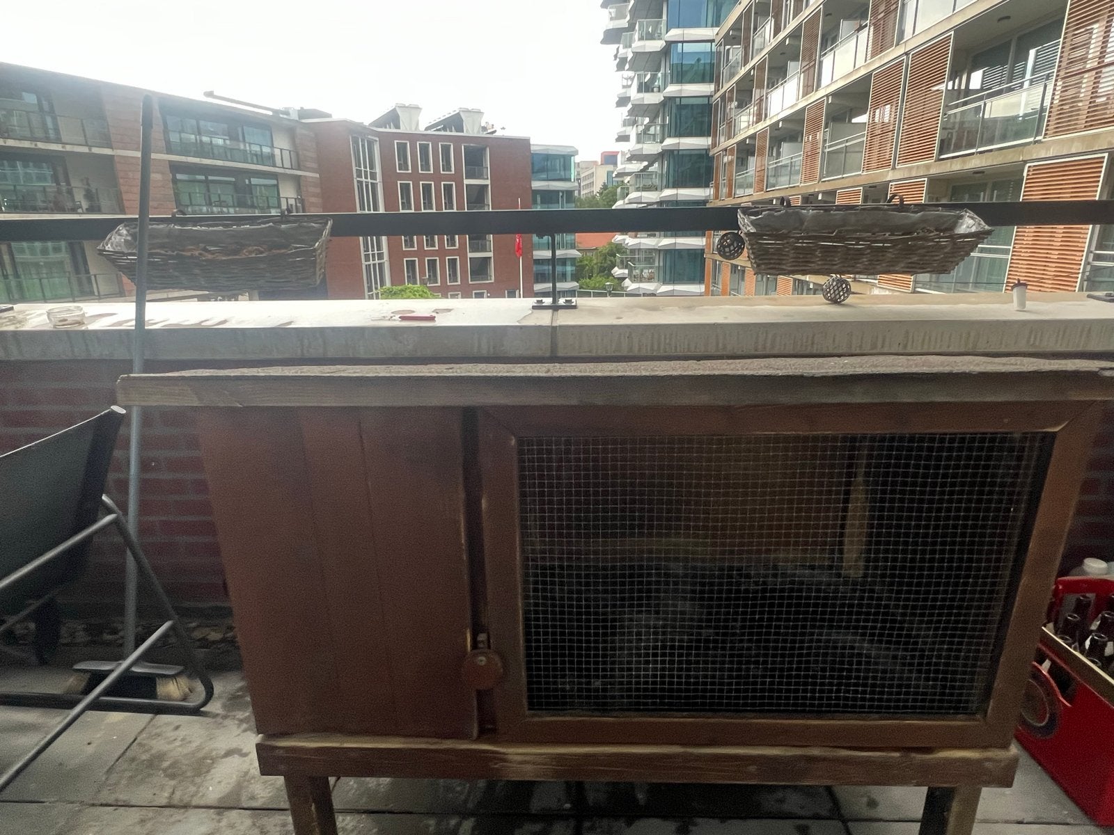 Knaagdierhok konijn/cavia, Dieren en Toebehoren, Knaagdieren en Konijnen | Hokken en Kooien, Ophalen, Gebruikt, Minder dan 75 cm
