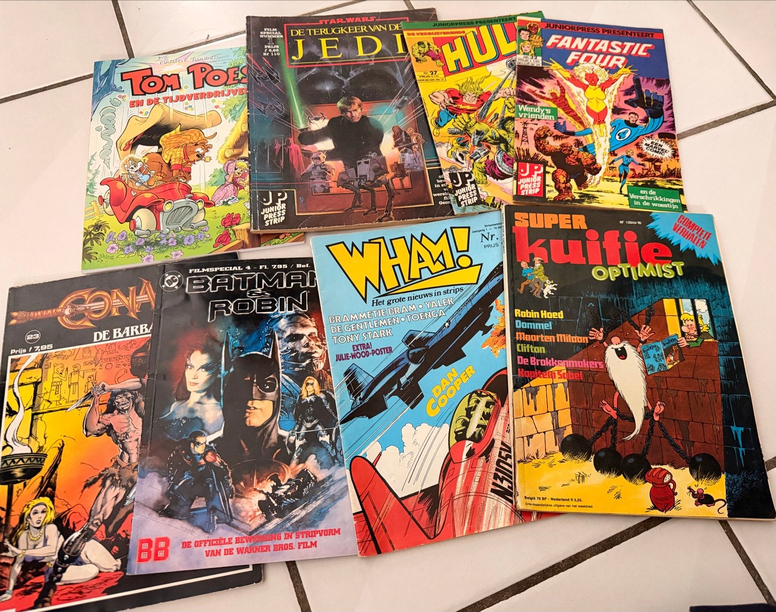 Diverse stripboeken collectie: Marvel, Star Wars, Tom Poes, Meerdere stripboeken, Ophalen of Verzenden, Gelezen