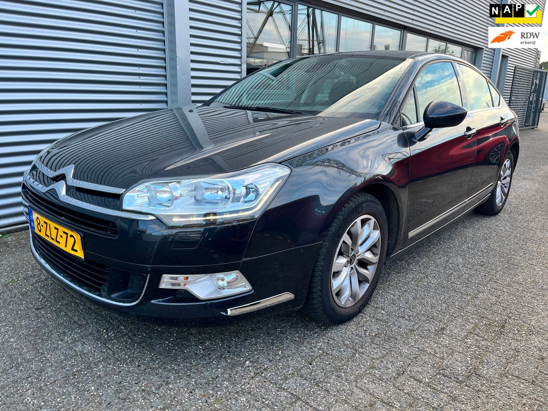 Citroen C5 1.6 THP Collection - Automaat - Mooie auto, Auto's, Euro 5, Gebruikt, Zwart, Parkeersensor