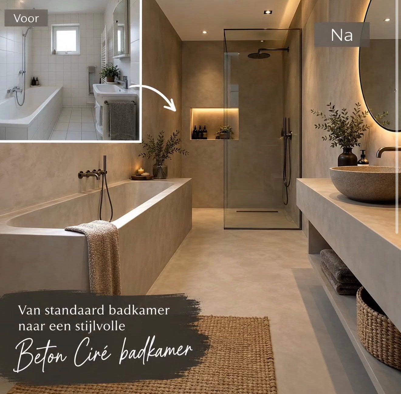 Beton Cire / Microcement – Arbeid Gratis, Ophalen, Zo goed als nieuw