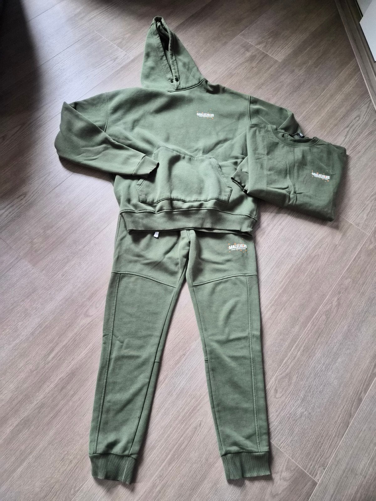 joggingpak met t-shirt, Kleding | Heren, Ophalen of Verzenden, Maat 46 (S) of kleiner, Groen, Algemeen