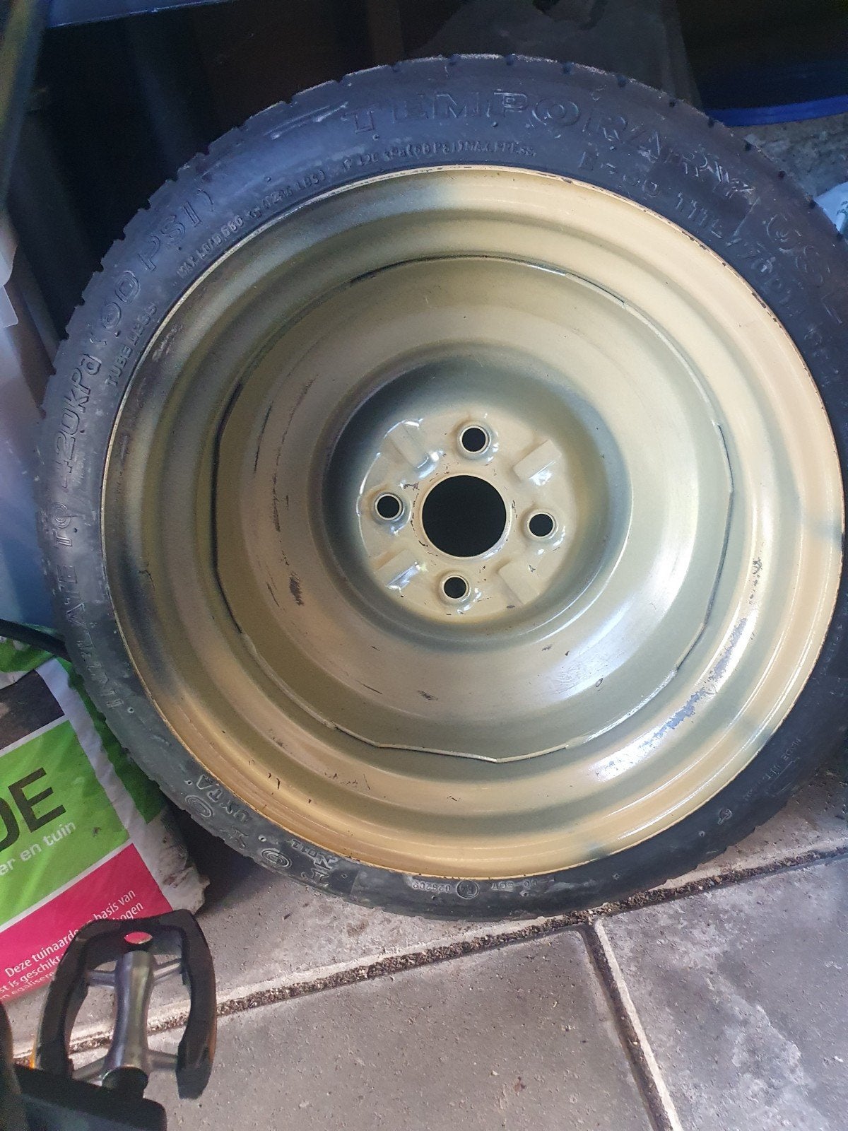 reserve wiel voor fiat punto 4100, Auto diversen, Ophalen of Verzenden