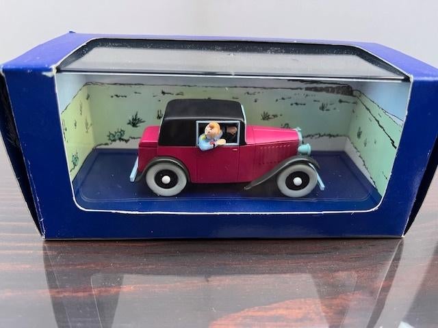 Kuifje auto. Nr. 13 met certificaat Bieden vanaf 20€, Ophalen of Verzenden, Kuifje, Zo goed als nieuw, Beeldje of Figuurtje