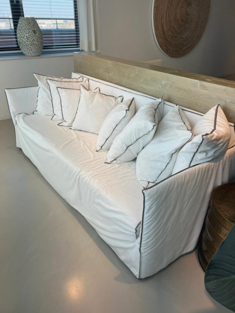 Gervasoni ghost 12 bank wit, Ophalen, Zo goed als nieuw, Stof, Landelijk boho chic witwonen
